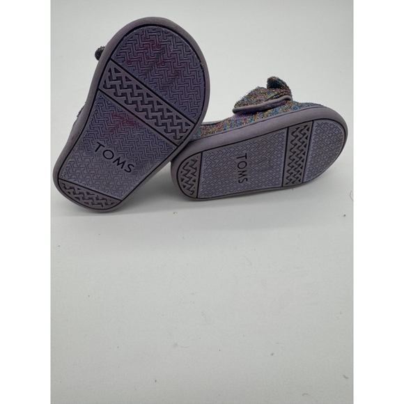 Girls TOMS Shoes Size T4 Multi-color - Picture 6 of 7